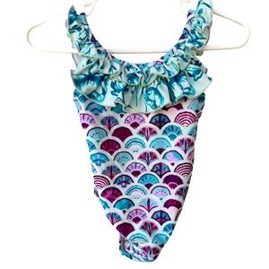 SweetHoney Clothing mermaid one piece -EUC 12m